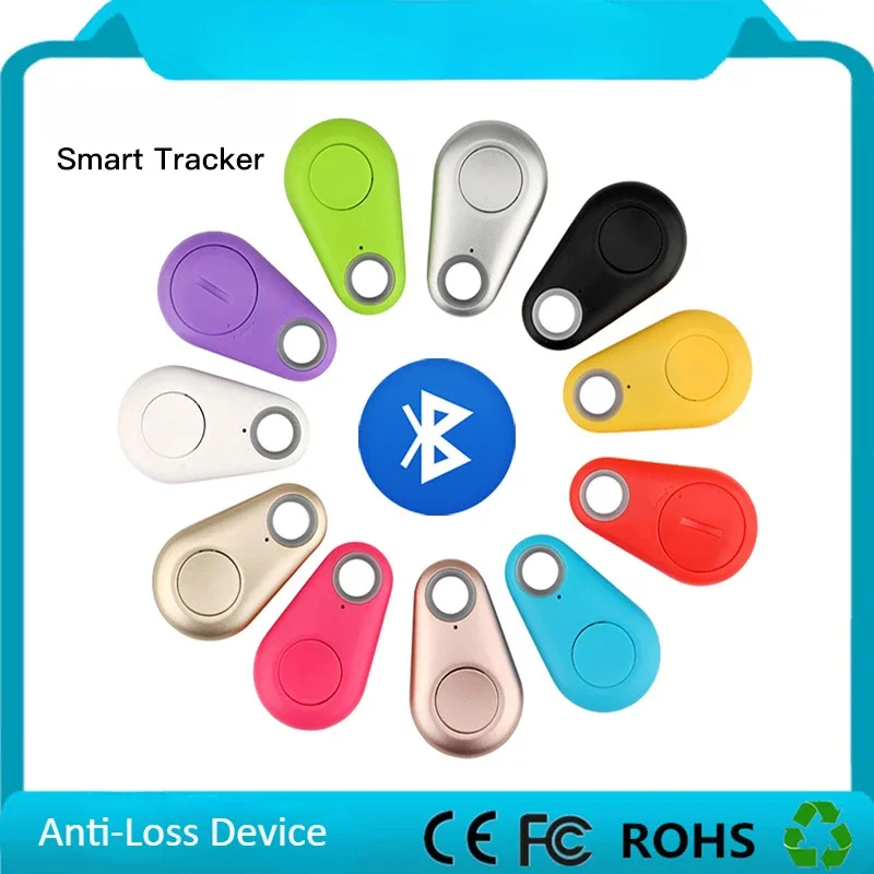 Mini Fashion Smart Dog Pets Bluetooth 4.0 GPS Tracker Anti-lost Alarm Tag Wireless Child Bag Wallet Key Finder Locator gps tracker bluetooth tracker