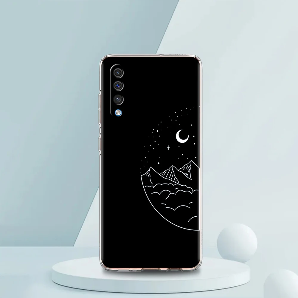 Aesthetic Sun and Moon Couple Phone Case Cover