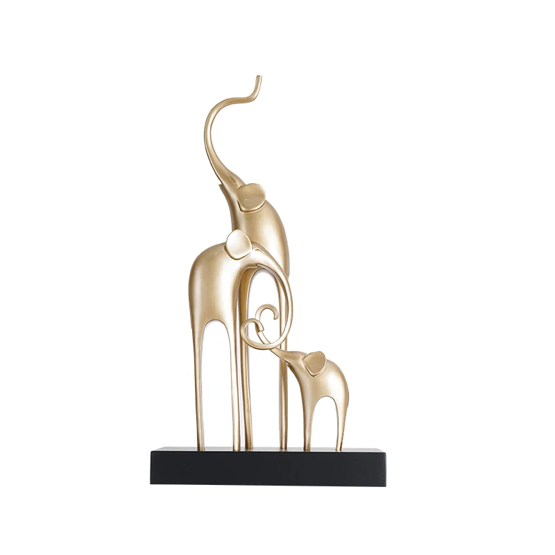 

Семья из трех человек украшения в виде слона