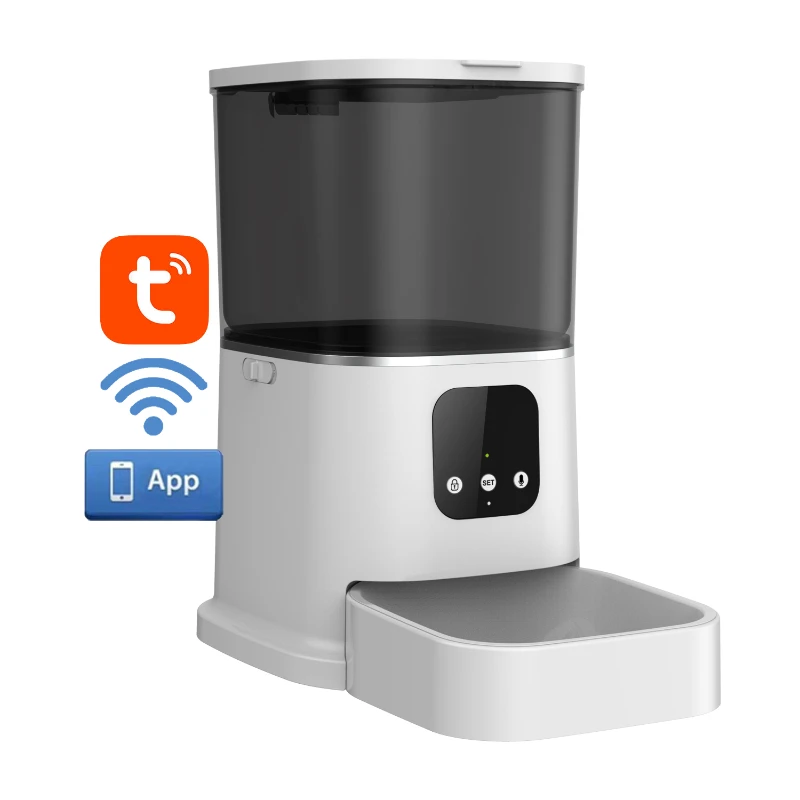 

Умная автоматическая кормушка для домашних животных, 6 л, Wi-Fi