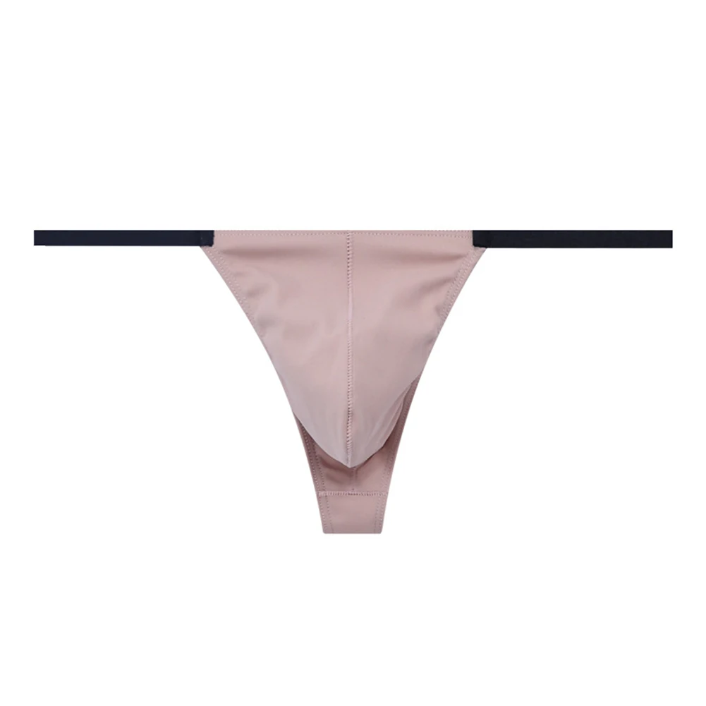 

Mens G-string Gay Briefs Thong Low Rise Underwear Sexy T Back Pouch Panties Swimwear Pure Cotton Solid Seductive Solid Color
