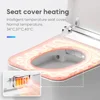 Smart Toilet, Tankless Toilet with Foot Touching Lid Opening, Auto Lid Closing and Flushing, Digital Display, Toilet Smart 4