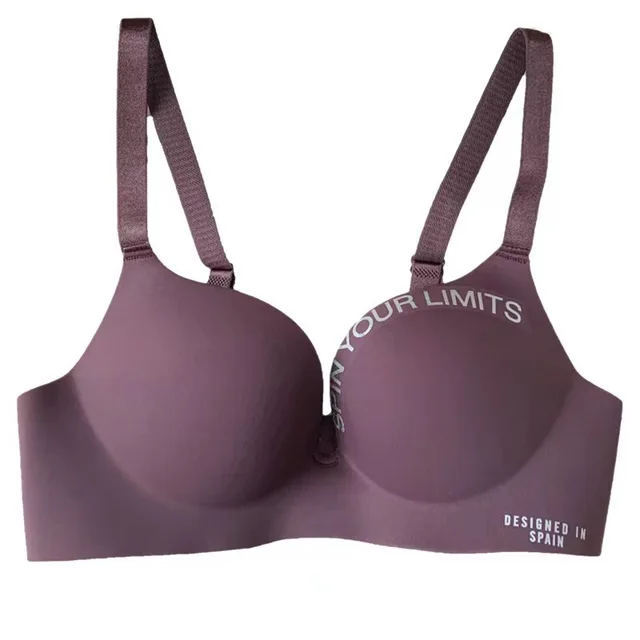 Soutien-gorge imprimé sans couture pour femmes, Lingerie Sexy, Push-Up, motif Floral, sous-vêtements une pièce, Bralette sans anneaux en acier, brassière, 2026