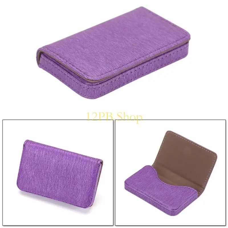 12PB Large Capacity Cards Holder Business Card Case Credit Card Holder PU Leather Cardholder Name Cards