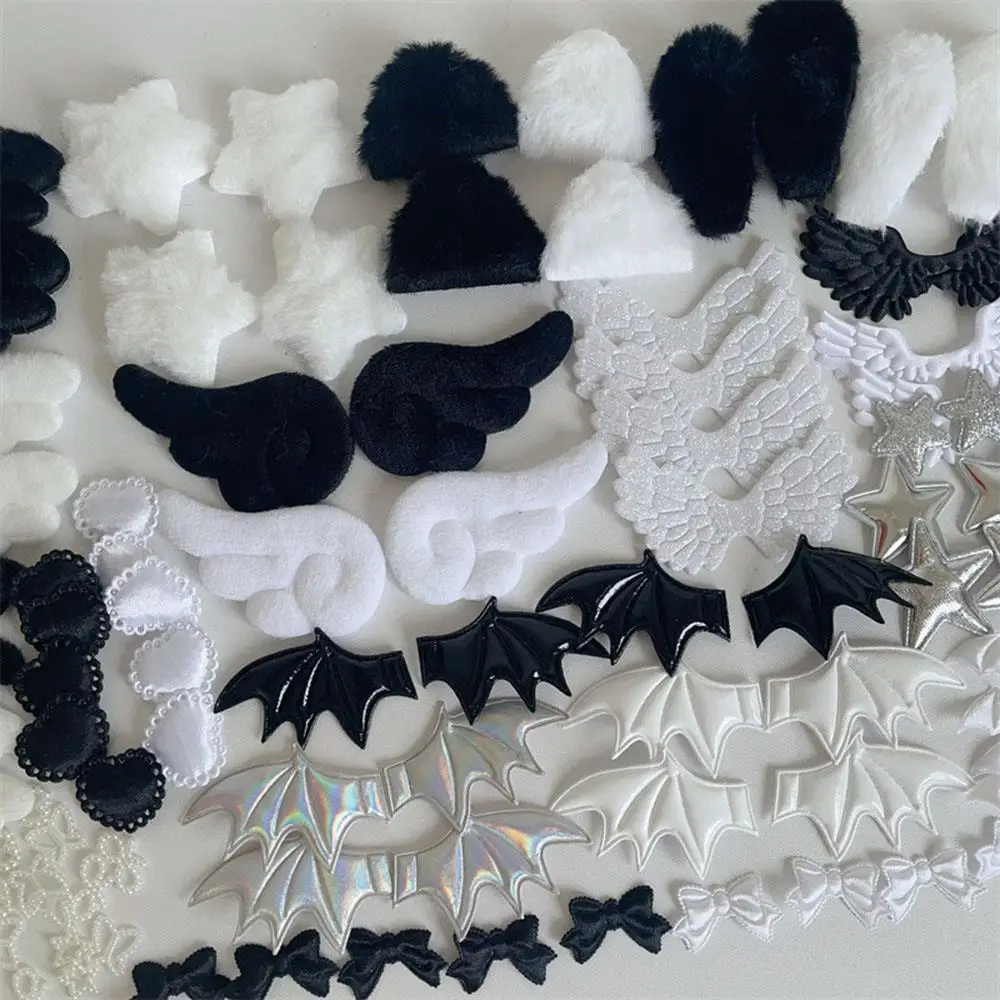 Couverture de carte de dessin animé 99 pièces/ensemble, décoration de cadeau faite à la main, décoration de maison, oreille en peluche, accessoires faits à la main, accessoires de bricolage - AliExpress