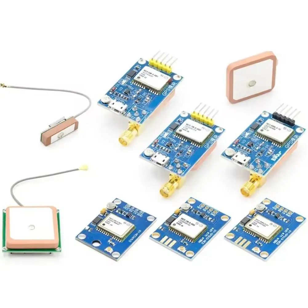 Arduino APM2.5 MWC 비행 제어 DIY 프로젝트용 대형 안테나 및 EEPROM이 포함된 GY-NEO6MV2 GPS 모듈
