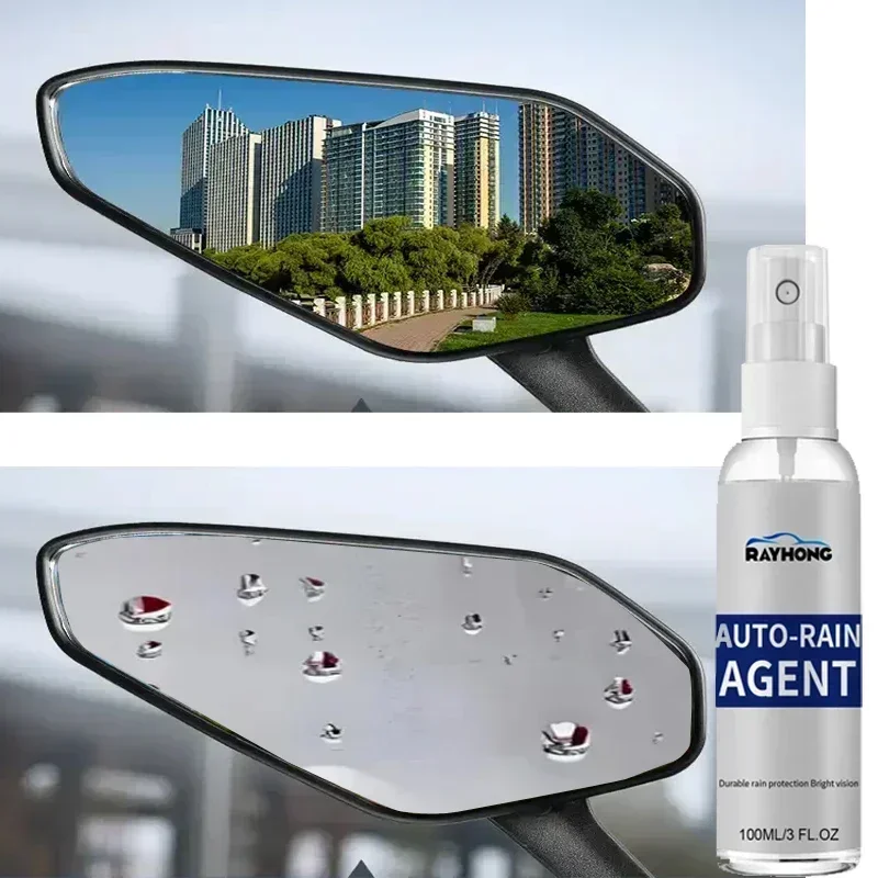 New 30/100ml Car Glass Waterproof Coating Agent Anti Fog Rain Repellent Spray for Car Easy to Store Rainproofing Agent