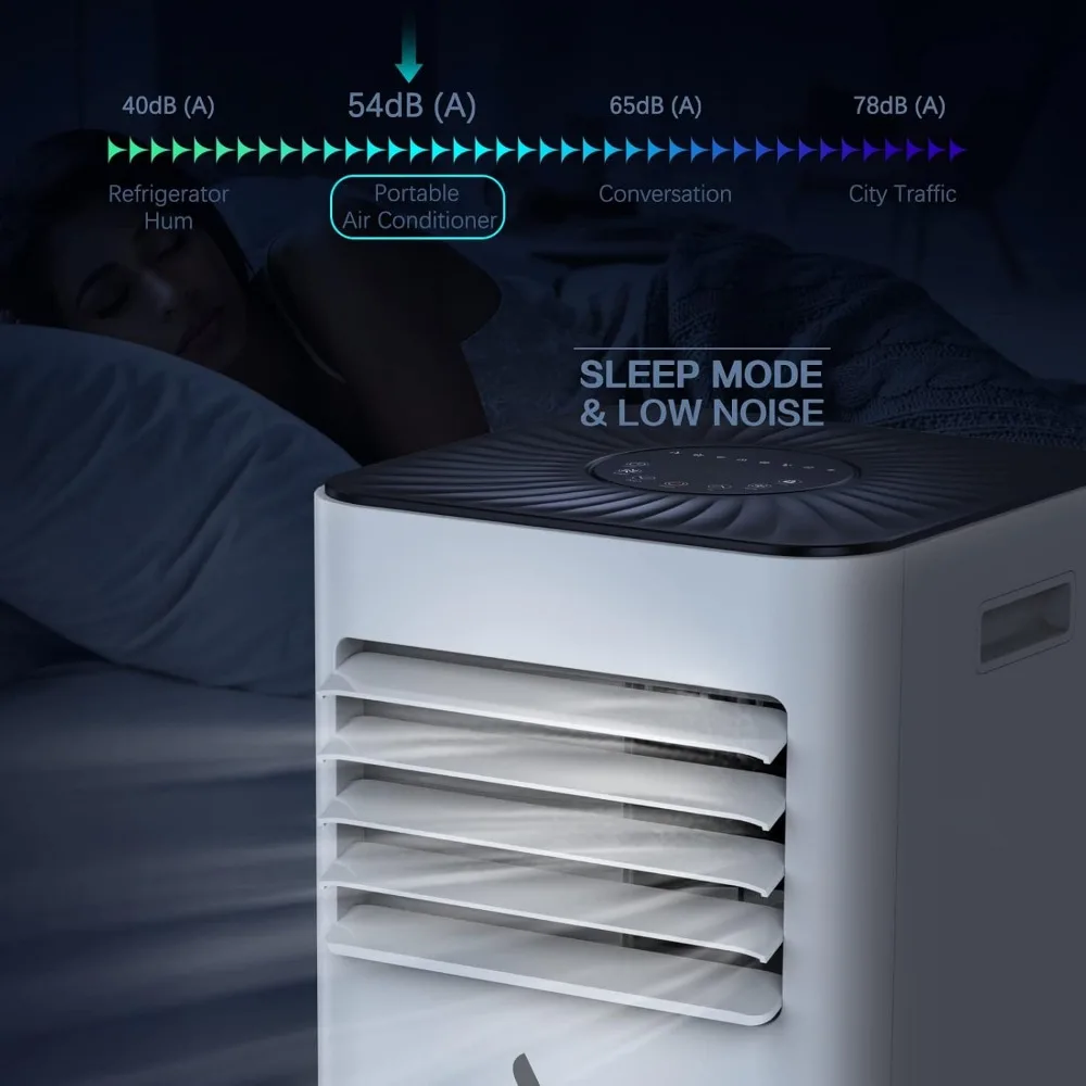 10,000 BTU Portable Air Conditioners, Portable AC With Remote for Room to 450 sq.ft 3 in 1 Air Conditioner With Dehumidification 5
