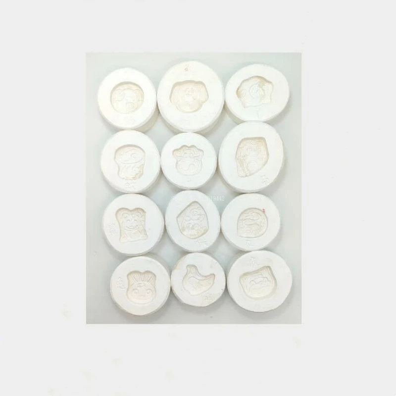 12 Zodiac Pottery Mold 5