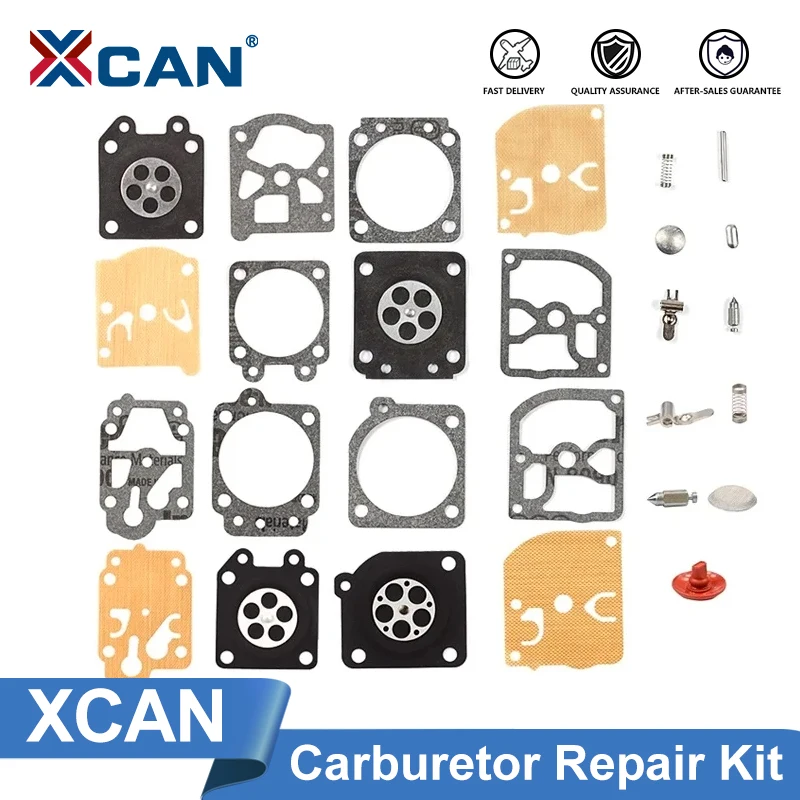 Carburetor Repair Kit For CG230/330/430/520 4500 5200 Brush Cutter Chainsaw Grass Trimmer Spare Parts 1 Set
