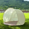 Reusable Outdoor Portable Camping One Click Open 3-4 People Tent Large Space Sunshade Beach Sun Shelter Tent Garden Beach Tent