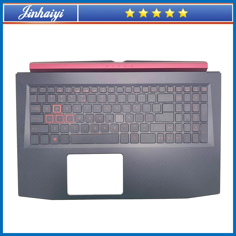 

Клавиатура с подсветкой верхней крышки для ноутбука Acer Nitro 5 AN515-53 51 N16C7 N17C1 6b. Q3zn2.001
