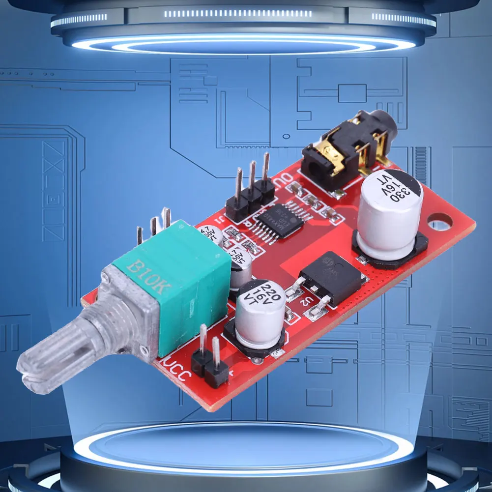 MAX4410 Headset Amplifier Low Power Mini Amp Pre-Amplifier Board Miniature Earphone Amplifier Module Power Preamplifier