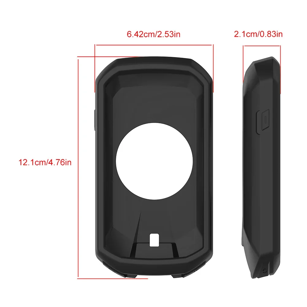 For Garmin Edge 1050 Silicone Case Flexible Soft Bumper Protective Cover Anti-Scratch GPS Stopwatch Screen Silicone Case Cover