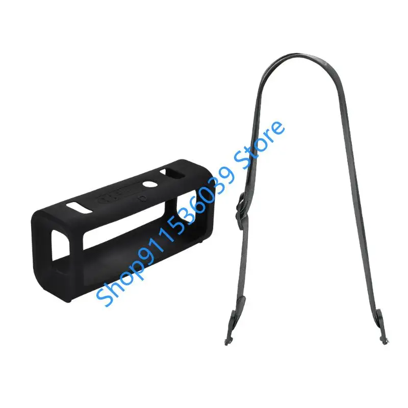 Silicone Case with Shoulder Straps for Portable Speakers – Enhanced Protection and Convenience