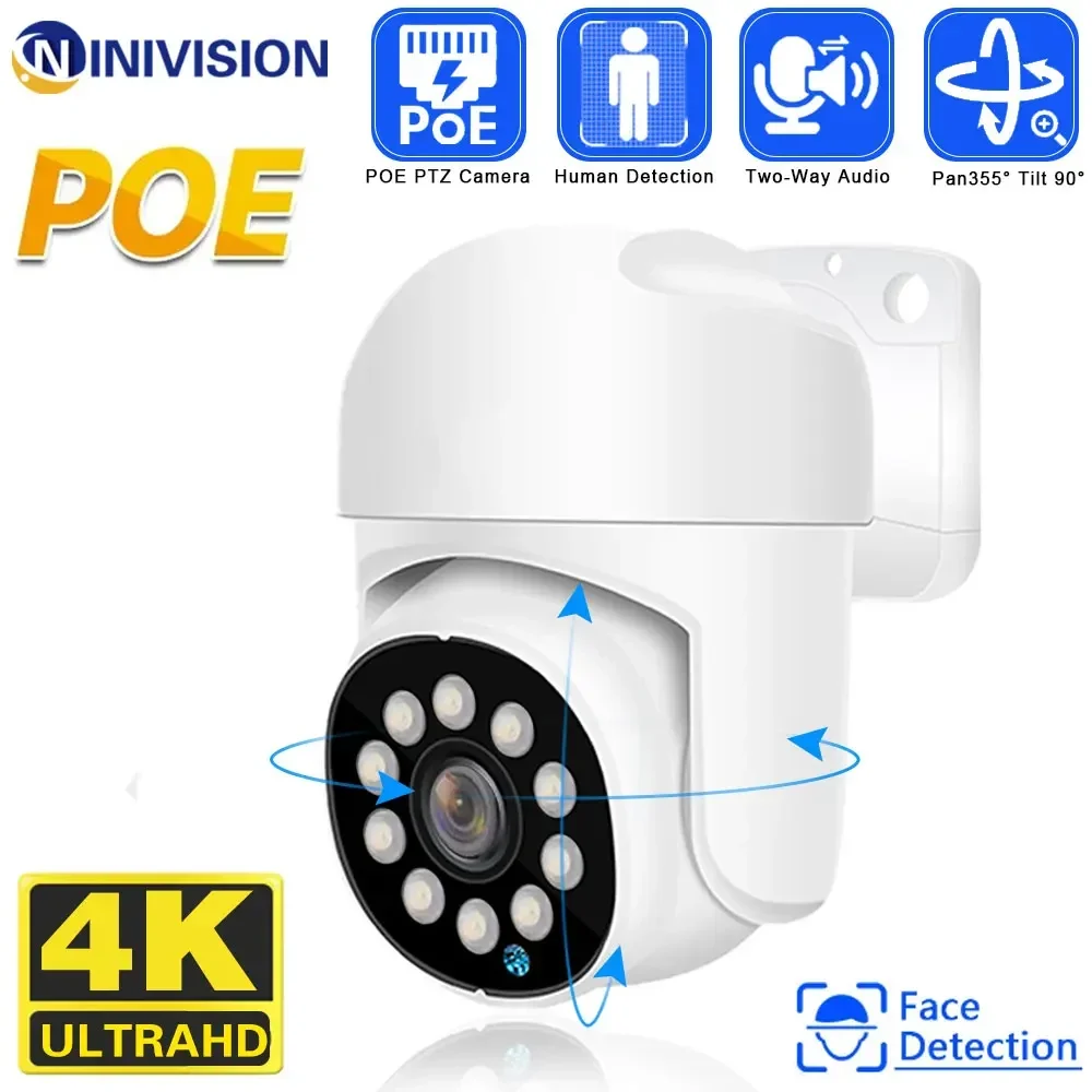 

8MP 4K PTZ IP Camera Face Detection Audio POE Outdoor H.265 Onvif CCTV RTSP Color Night Vision AI Street Security Camera Xmeye