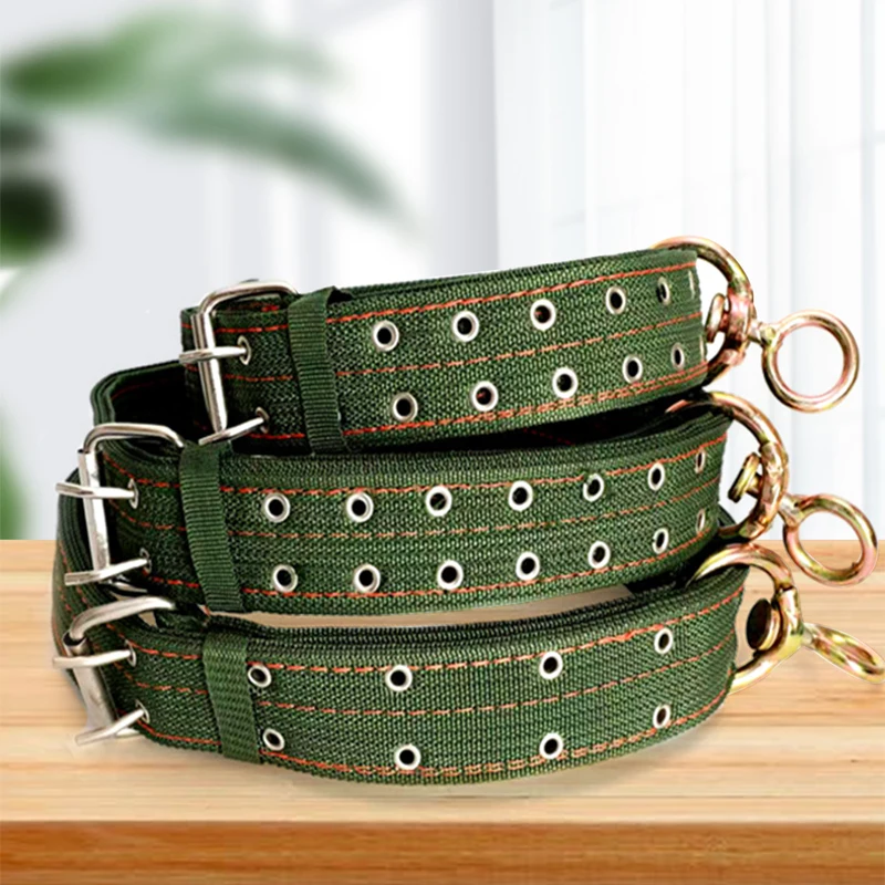 Belay Tie Adjustable Cattle Collar Cow Hauling Collar Livestock Feeding Supply Canvas Belt Veterinary Equipment cattle collar