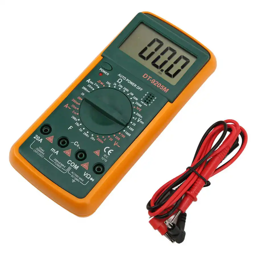 for Diode Test On-Off Buzzer Exquisite Workmanship Accurate Digital Voltmeter Multimeter 