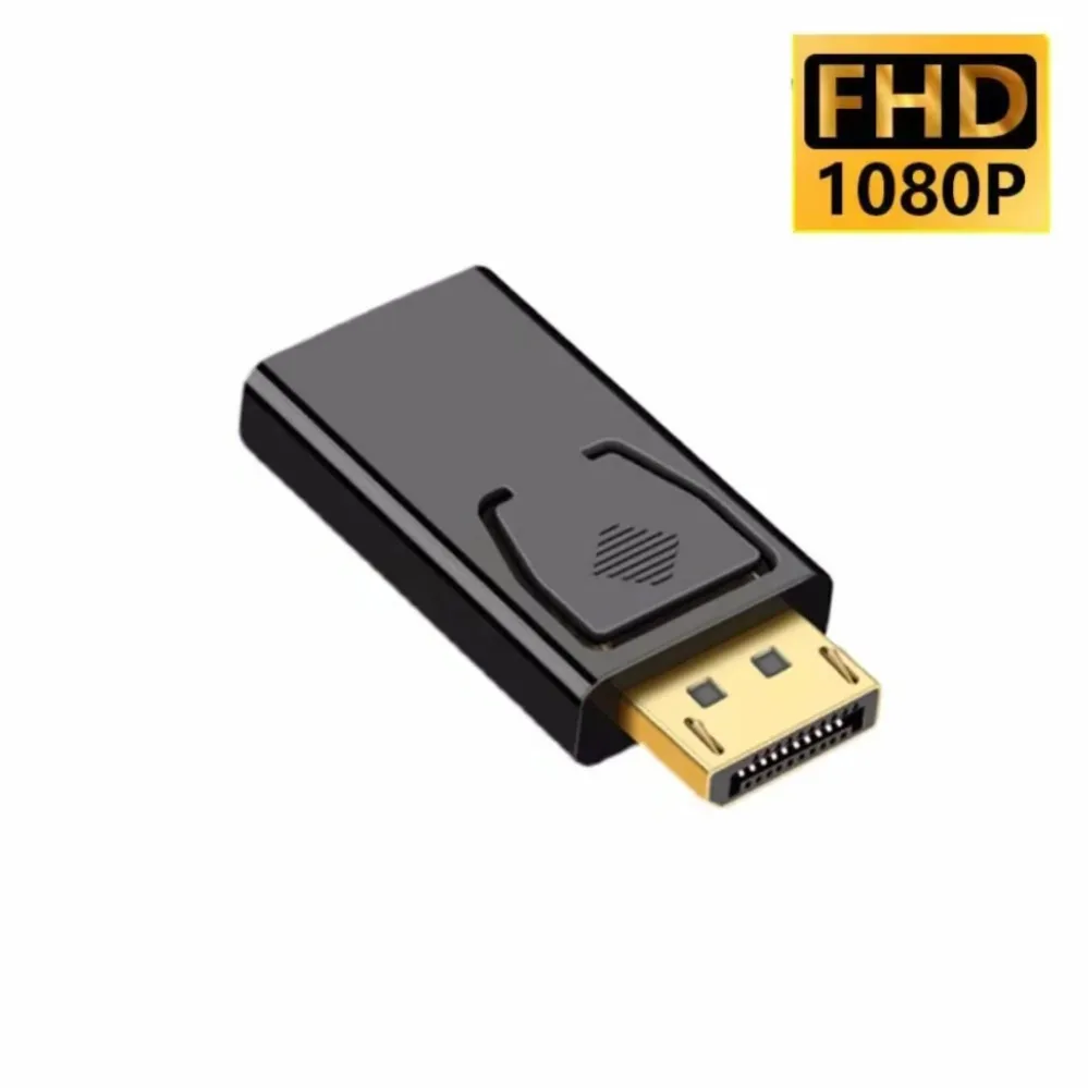 4K DP DisplayPort to HDMI-compatible Adapter Converter Display Port DP to HDMI-compatible HDTV Adapter Video Audio Laptop PC