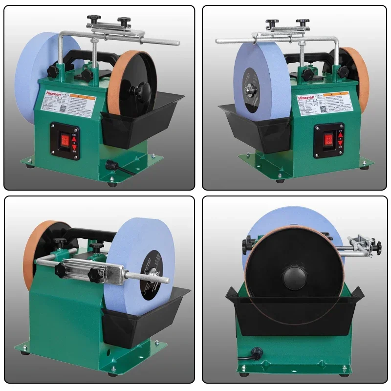 H8101/0 Inch Positive and Negative White Fused Alumina Sharpener Low Speed Grinder Polishing Machine Desktop Grinding Machine 5