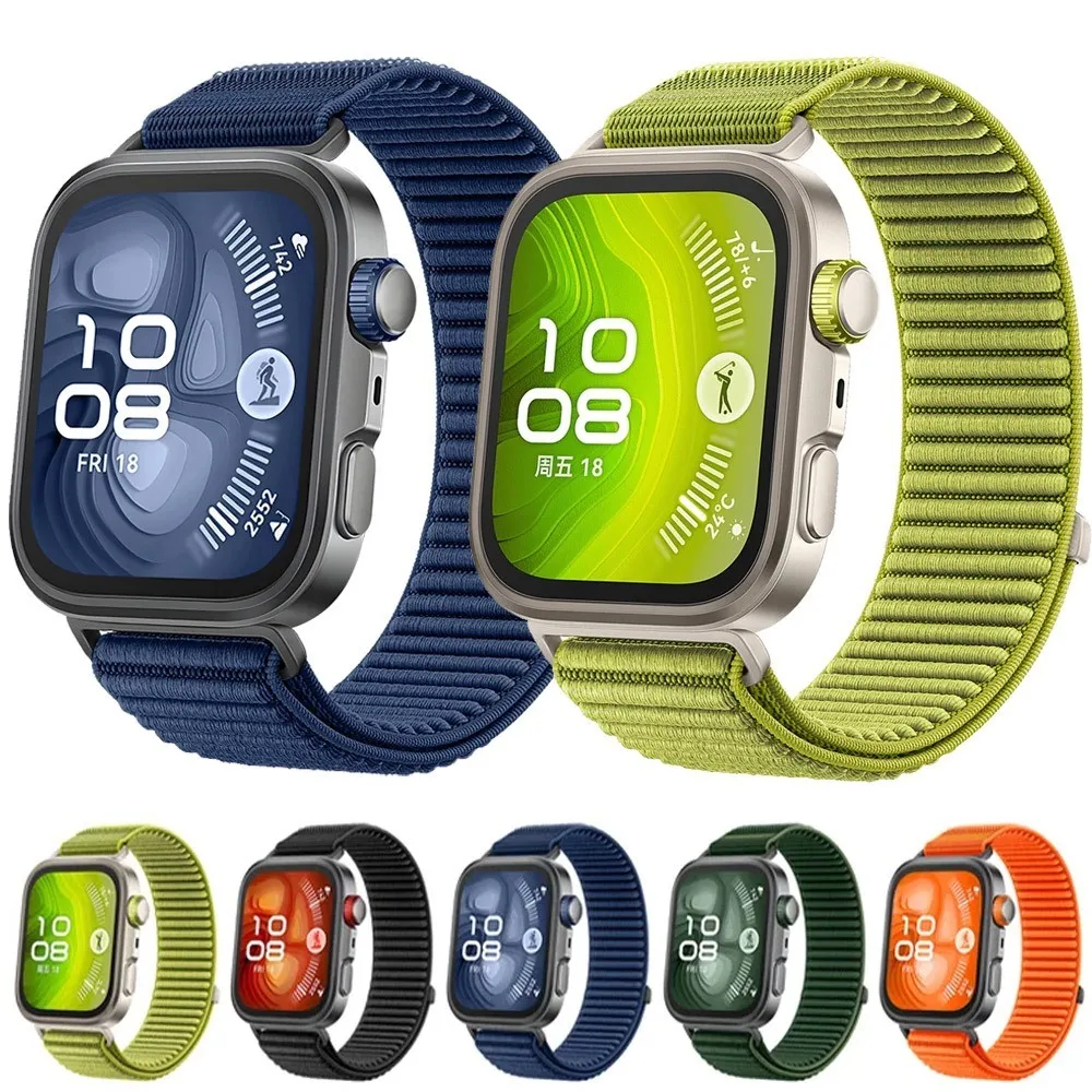 Breathable Braided Nylon Loop Strap - Comfortable Fit Watch Band Accessory