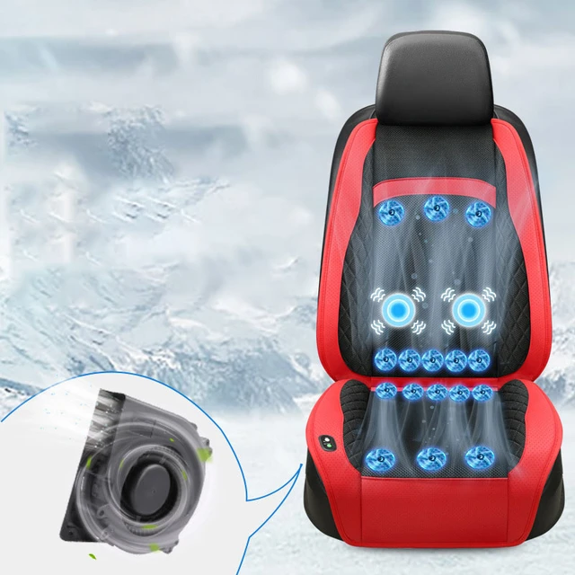 Cooling Car Seat Cushion 12V 24V Automotive Adjustable Comfortable Cooling  Car Seat Cushion Air Fan Massage Auto Seat - AliExpress