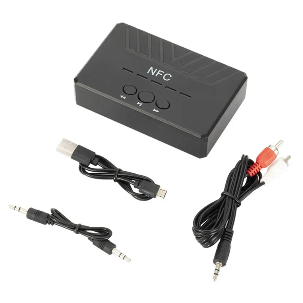 5.0 Receiver Transmitter Fm Stereo Aux 3.5mm Jack Rca Nfc Wireless A2dp