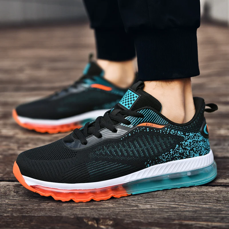 Spring Breathable Outdoor Fashion Sneakers Air Cushion Sports Comfortable Light Men Walking Casual Jogging Running Shoes 3