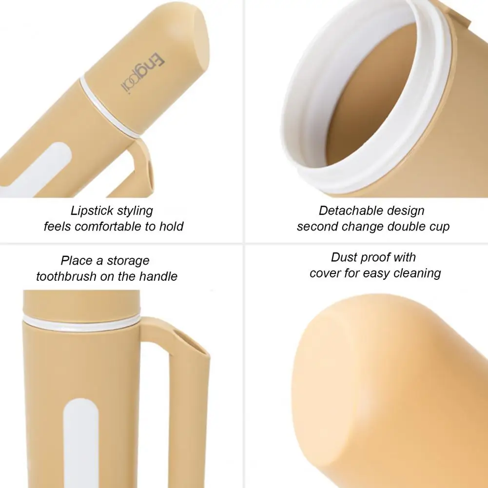 Durable Toothpaste Organizer Detachable Toothpaste Holder Portable Bathroom Toothbrush Holder Case Mouthwash Cup Bathroom Supply