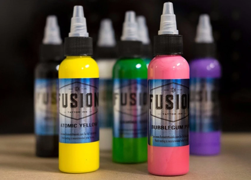 Fus/ion 16 Color Tattoo Ink Set Pigment Kit 1 Oz (30ml) Tattoo Supply Kit Pigment All Purpose