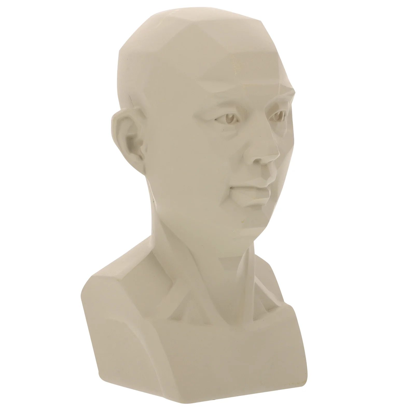 

Statue Sketch Avatar Teaching Aids Human Bust Model Practice Sculpture Ornaments Drawing Mold Life Resin Middle Aged