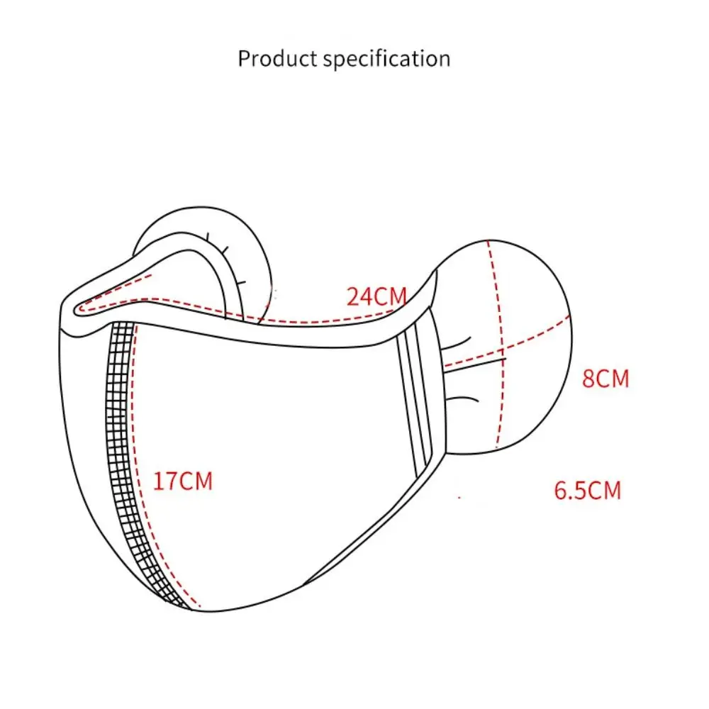 Warm Earmuffs Winter Warm Thermal Earmuffs Mask Simple Windproof Dustproof Earflap Wrap Mask Ear Warmer Earflap Fleece Cycling