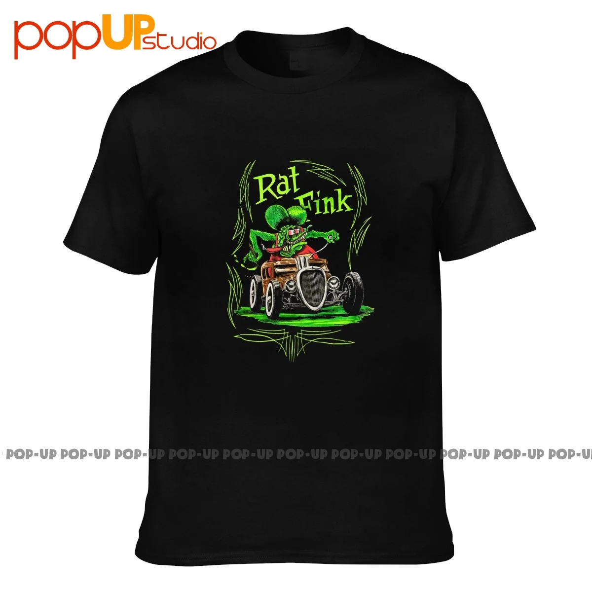 Rat Fink Ed Roth Drag Racing Hot Rod Classic T-shirt Tee Shirt Gift Print  Hip Hop Hot Selling