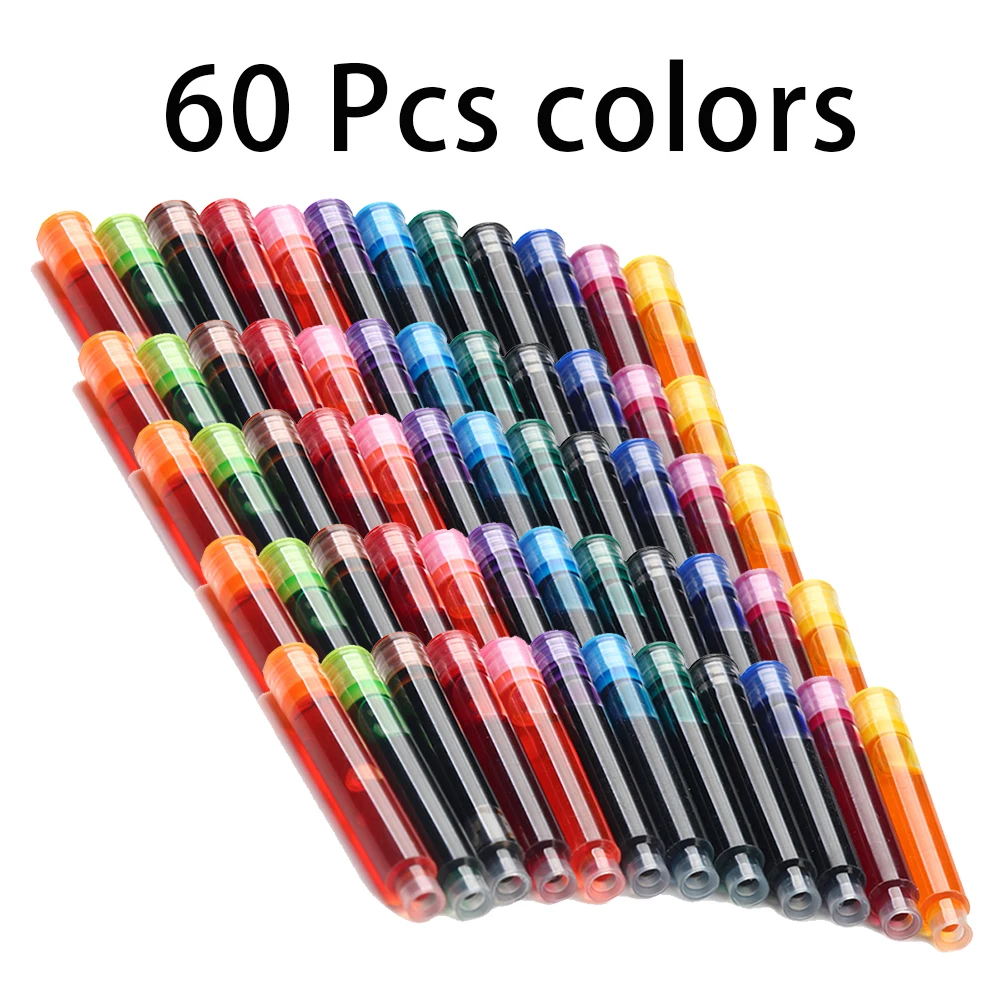 Vibrant Fountain Pen Ink Cartridge Set – Refillable Ink