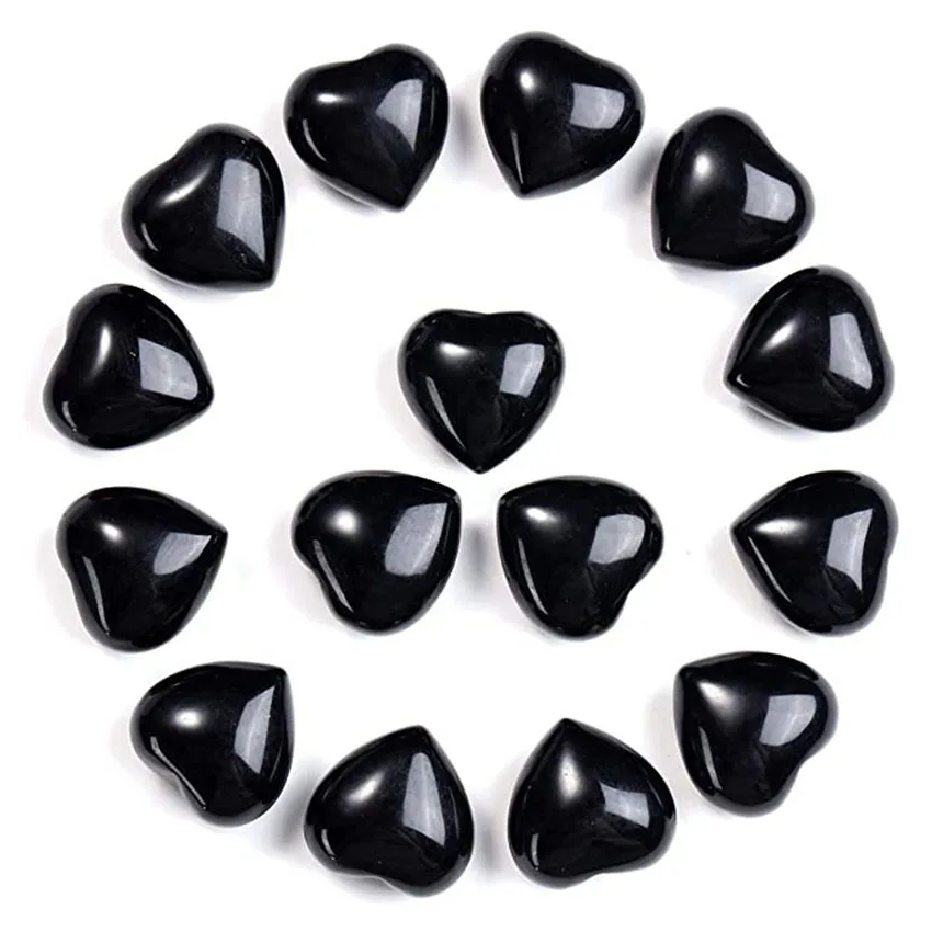 15 Pcs Natural Healing Crystal Rose Quartz Heart Love Stones Set Bulk Polished Pocket Palm Thumb Chakra Reiki Balancing Gifts