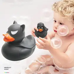New Halloween Cute Black Rubber Duck Assorted Duck Bath Toys Kids Shower Bath Toy Gifts Baby Birthday Party Gifts Decorations