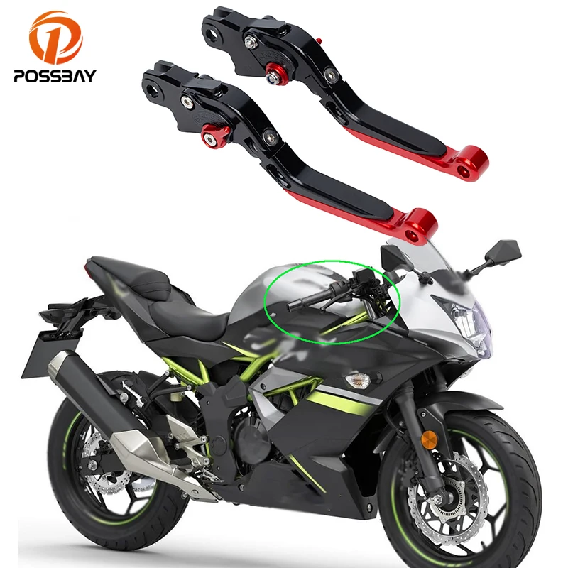 

Рычаги тормозной муфты для мотоцикла, выдвижной руль CNC для Kawasaki NINJA 125 250R 300R/Z300 400/Z400 VERSYS 300X Z125 Z250SL