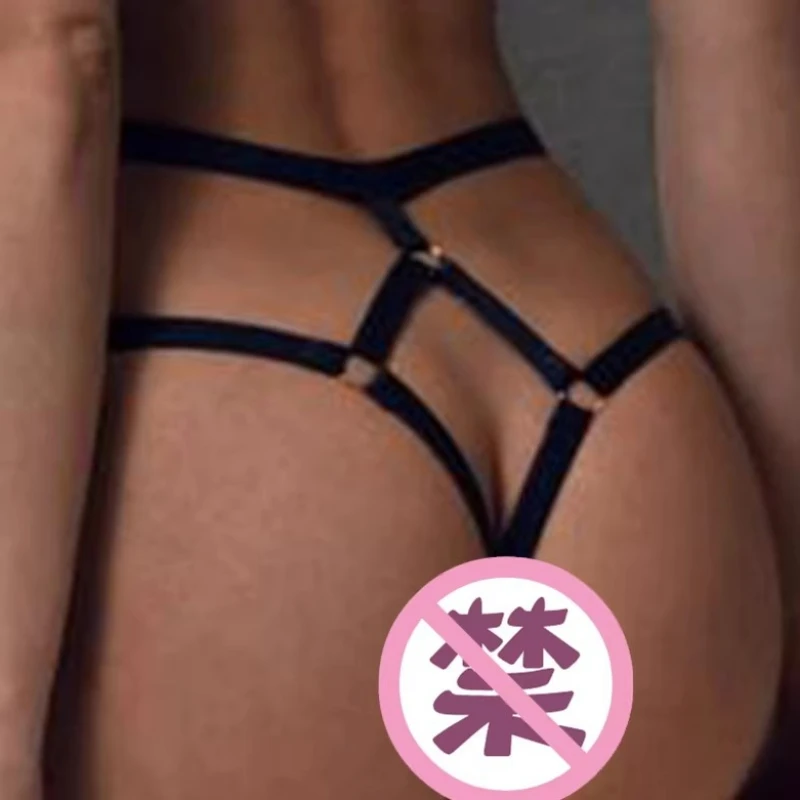 

Women Sexy Pantie Strappy Thong Lace High Elastic Lingerie Knickers Underpants Underwear Comfortable and Breathable Lenceria