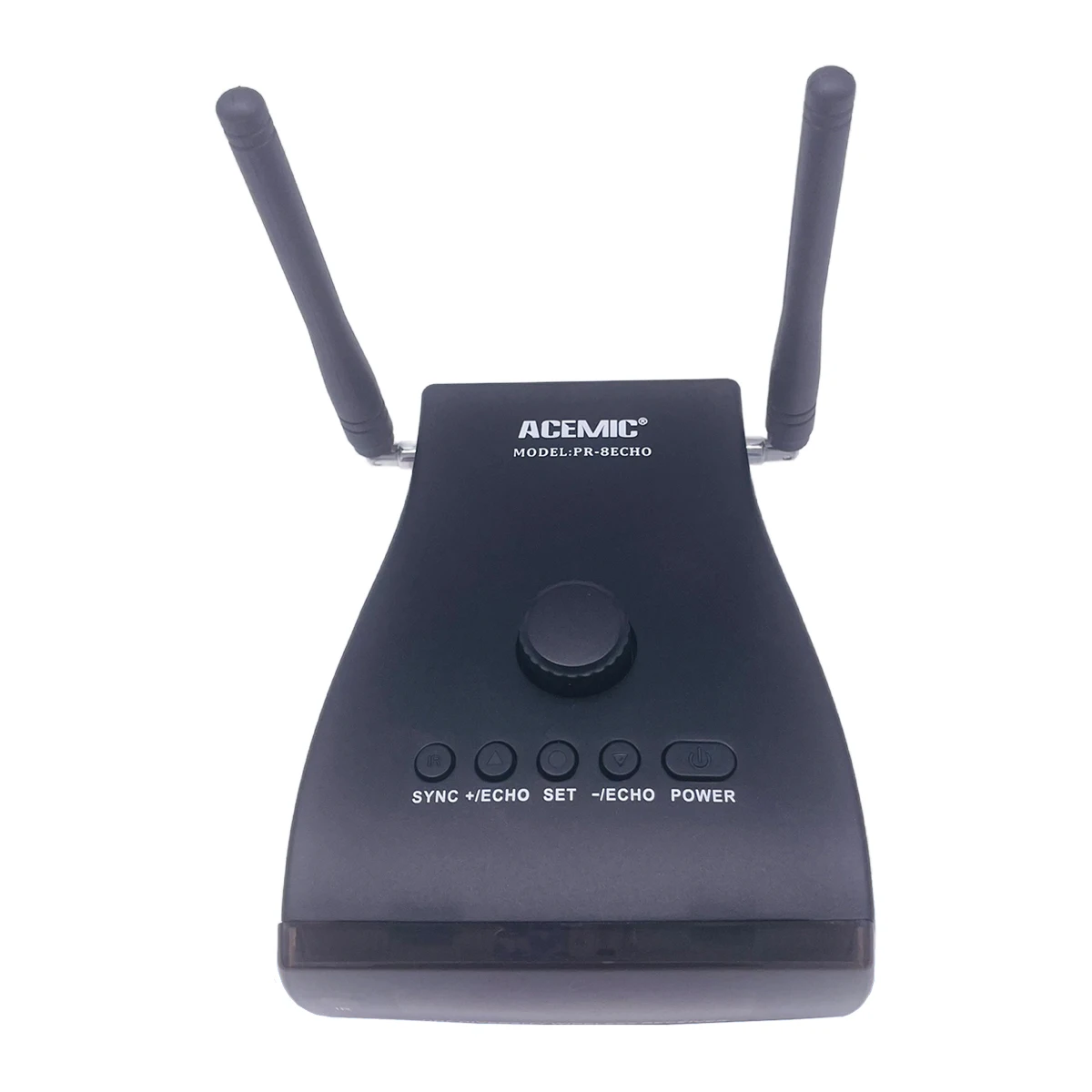 Acemic PR-8ECHO/ST-4 무선 색소폰 마이크 시스템, 색소폰 연주자 무대 공연용 UHF 다이버시티, 3가지 에코 리버브 포함
