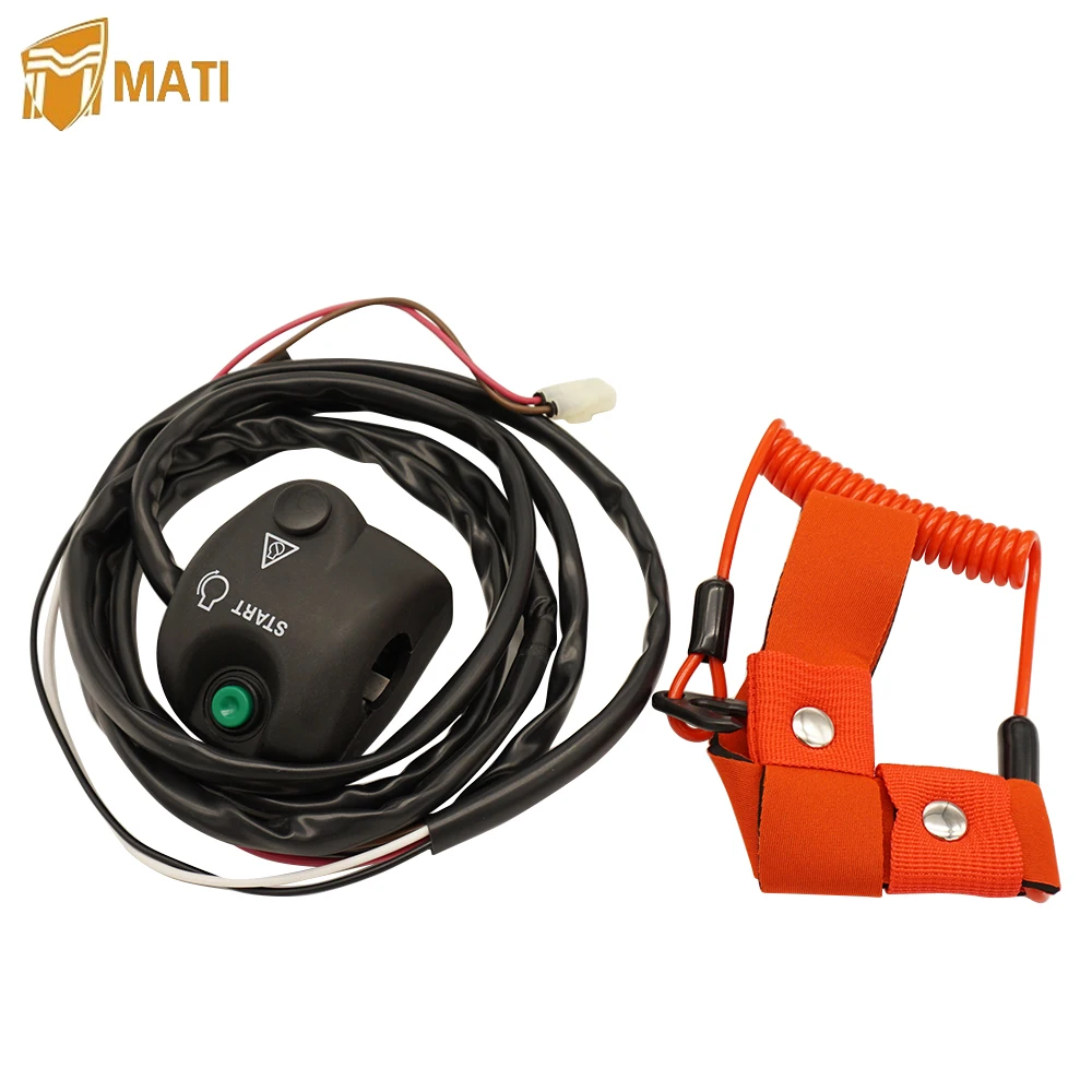 Handlebar Start Stop Kill Switch Box Aassy & Safety Lanyard For Yamaha Jet Ski W Handlebar Start Stop Kill Switch Box Aassy & Safety Lanyard For Yamaha Jet Ski W