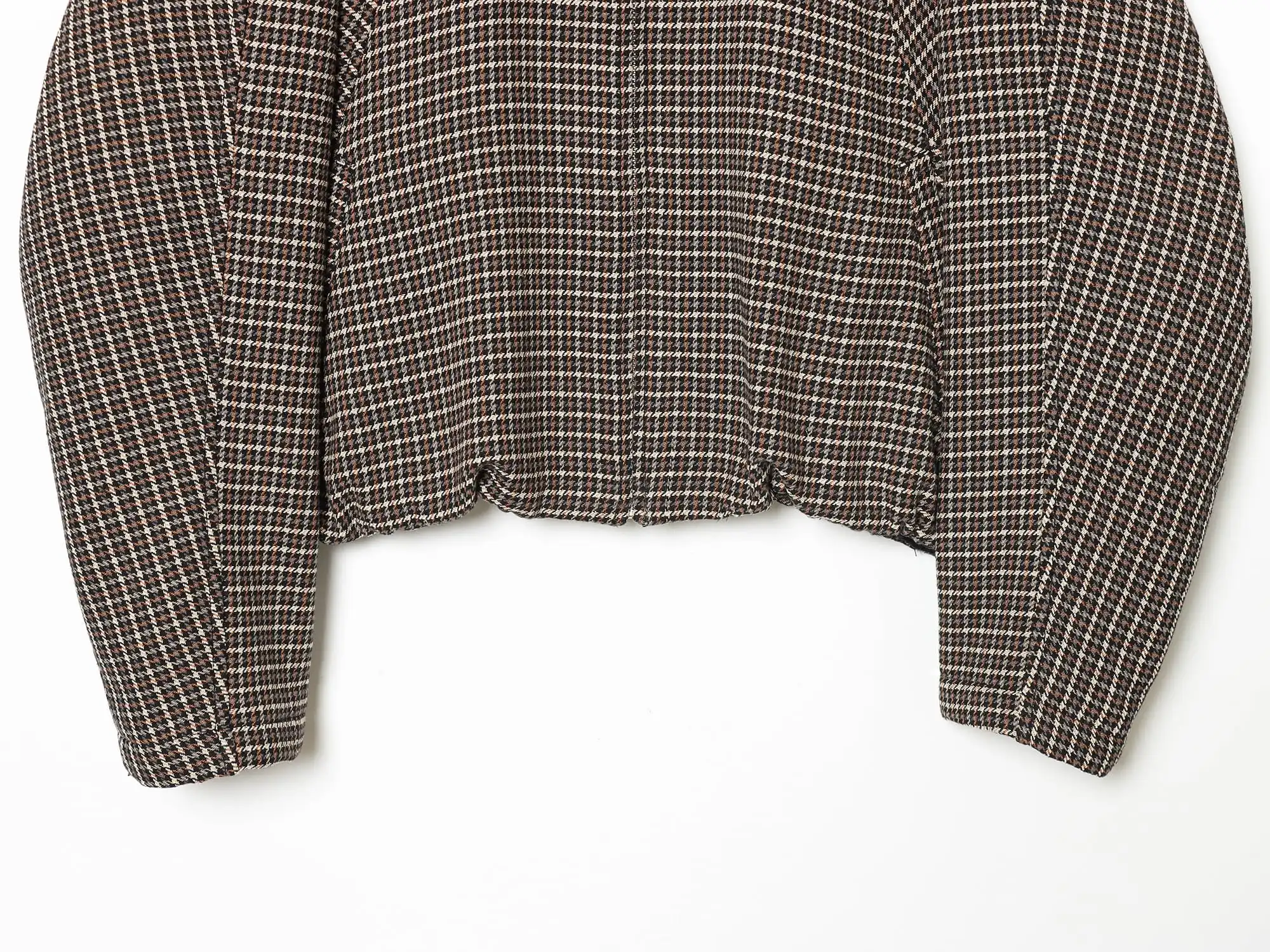 KONDALA Herbst Trendy Vintage Plaid Culottes Set Frauen Elegante Zipper Jacke, Gürtel Mini Röcke Shorts 2026 Frühling Casual Jacke Set – Detail 7