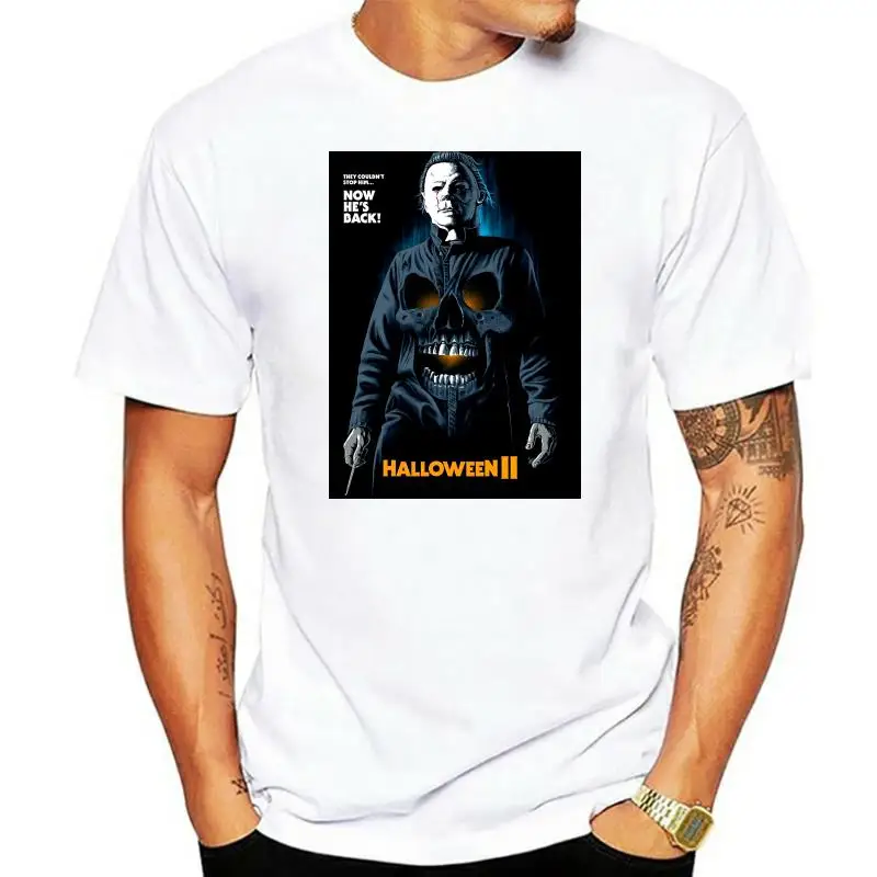 

Michael Myers Halloween II T-shirt Halloween Horror Movie Tee Shirt Short Sleeve Birthday Gift Tee Tshirt