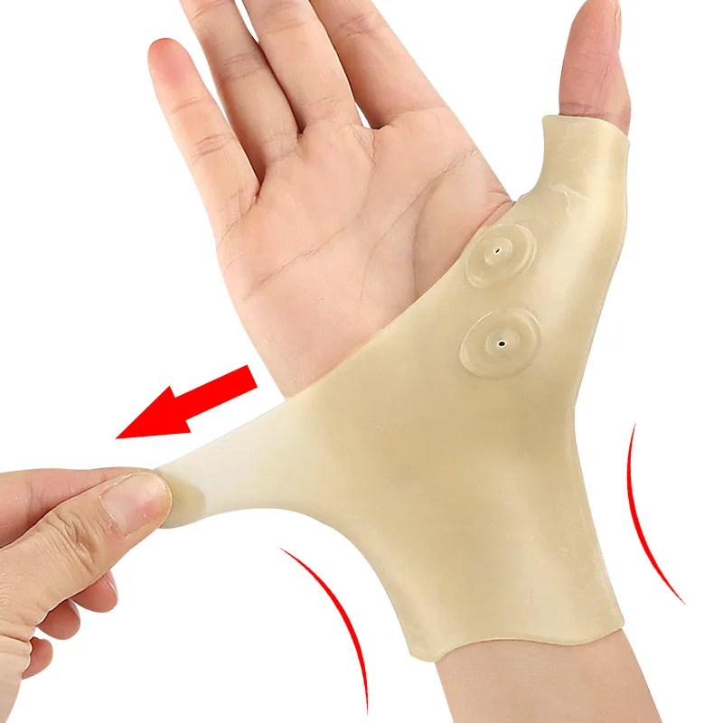 2Pcs Magnetic Wrist Support Compression Gloves Elastic Wrist Protector Arthritis Wristbands Corrector Glove Pain Relief wrist brace wrist guard wrist support wrist support band