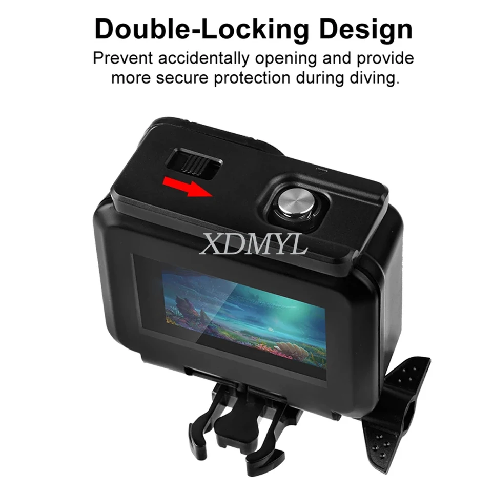 Boîtier étanche Pour GoPro Max 360 - Protection Sous-marine Jusqu'à 20 M, En Acrylique Avec Verre Trempé, Idéal Pour Sports Nautiques