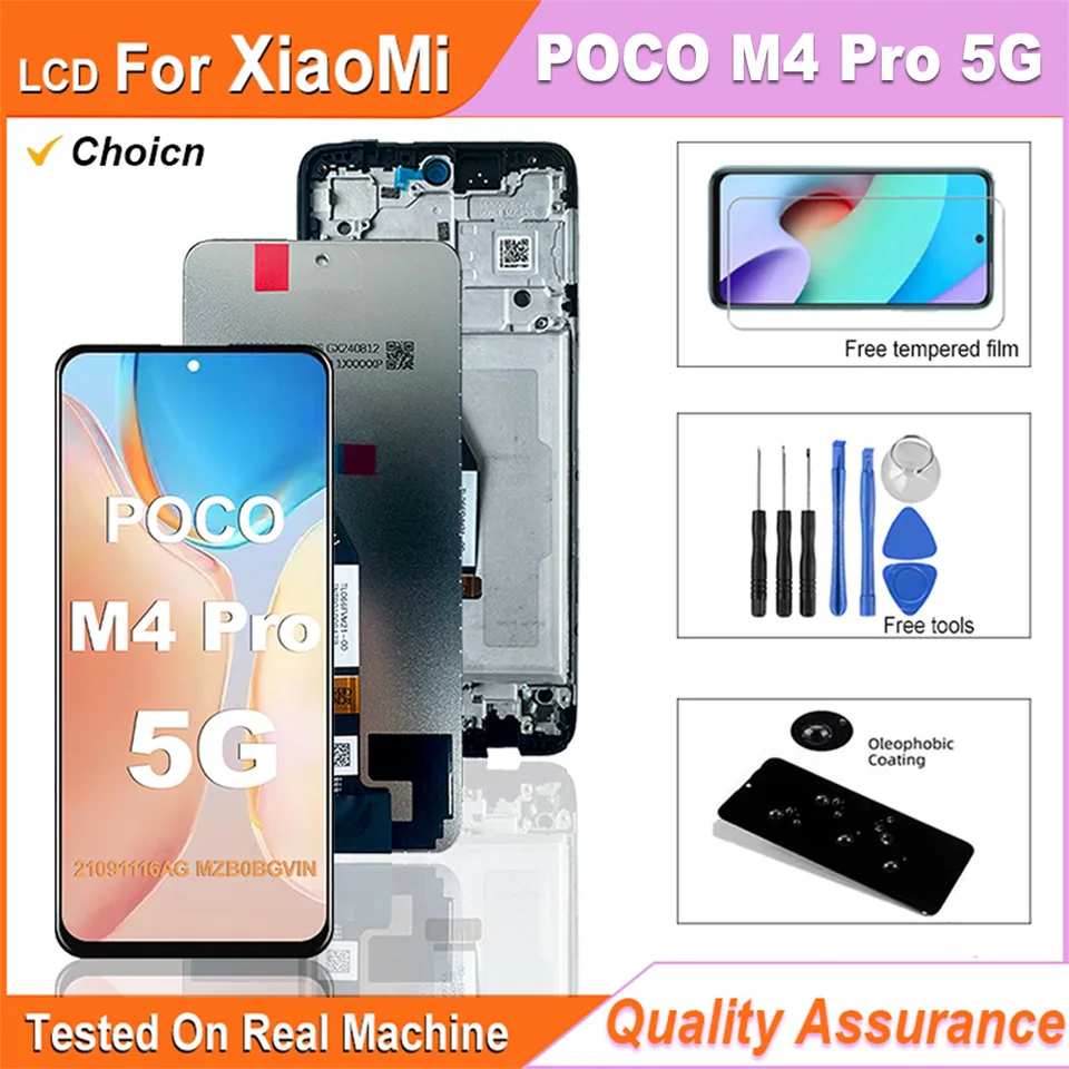 RongZy LCD Display per 6.67 Xiaomi Poco X4 PRO 5G 2201116PG Schermo LCD Touch Screen Assemblea Sostituzione di Vetro Digitalizzatore con Strumenti(Nero con Cornice RongZy LCD Display per 6.67 Xiaomi Poco X4 PRO 5G 2201116PG Schermo LCD Touch Screen Assemblea Sostituzione di Vetro Digitalizzatore con Strumenti(Nero con Cornice