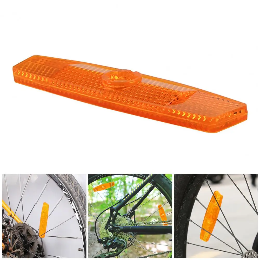Plastic Bicycle Spoke Rim Reflector Stable High Strength Anti Rust Spoke Warning Reflector for Cycling