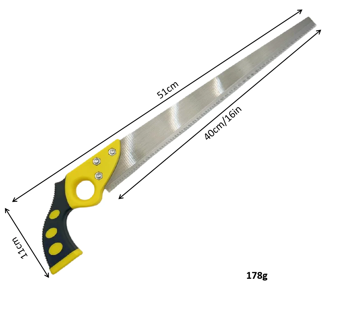 Steel Garden Hand Saw Compass Saw And Punching Teeth Pruning For DIY And Industrial Use
