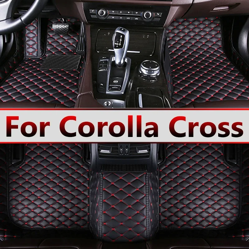 Tappetini Auto Per Toyota Corolla Cross 2022 Custom Auto Foot Pads Automobile Carpet Cover Accessori Interni