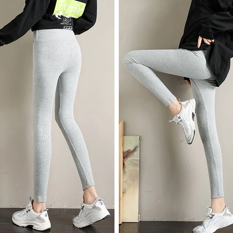 Maternity Leggings Spring Cotton High waist Pants Pregnant Women Clothes 1919/1823