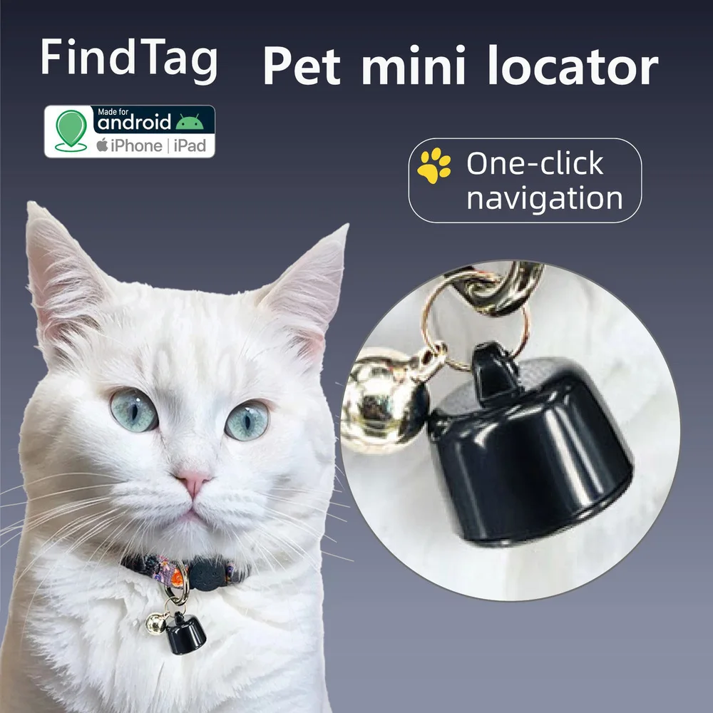 Smart Tracker Bluetooth Tracker Mini Pets Global Locator Compatible Android ISO System For birds dogs cats View 3 days movement GPS Tracker
